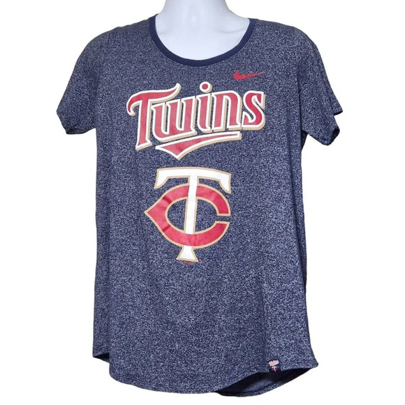 Minnesota Twins T Shirt‎ Men's Large Nike Dri Fit Performance Short Sleeve MLB - Picture 2 of 8